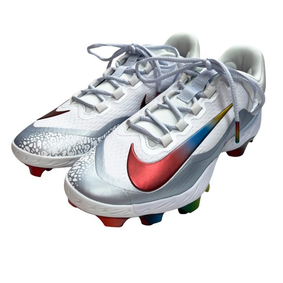 NWOT Nike Alpha Huarache Elite 4 Low MCS Baseball Cleats Rainbow Men’s Size 11 main image 15